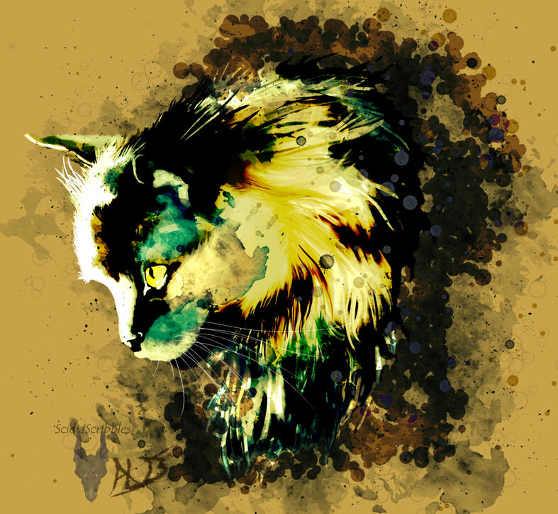 Abstract portrait example